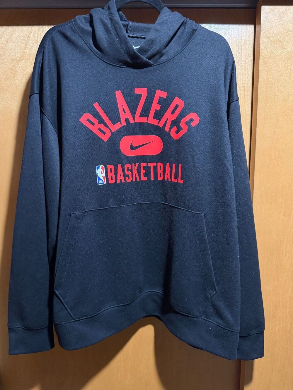 Nike Portland Trail Blazers Team Hoodie Sweatshirt Black - NBA - 2XL XXL